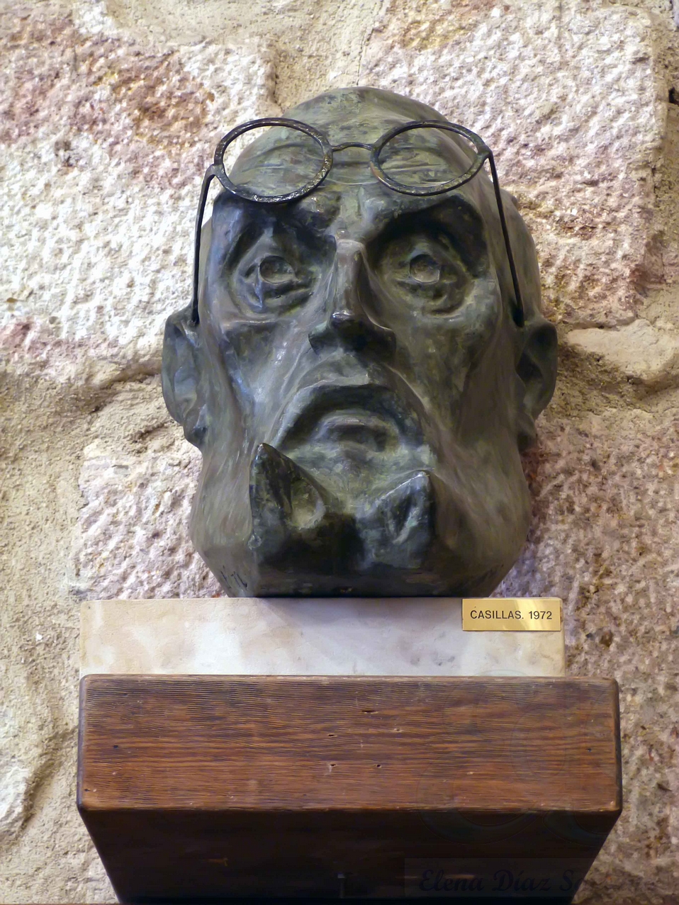 Unamuno. Escultura de Agustín Casillas
